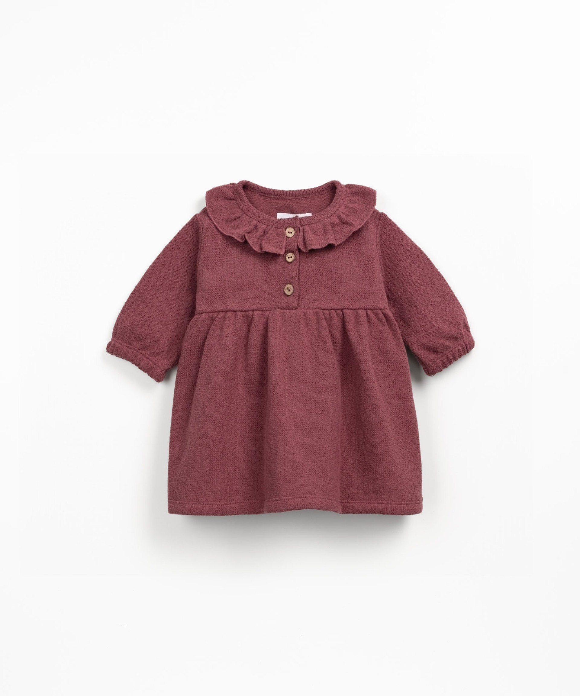 Jersey dress with front opening