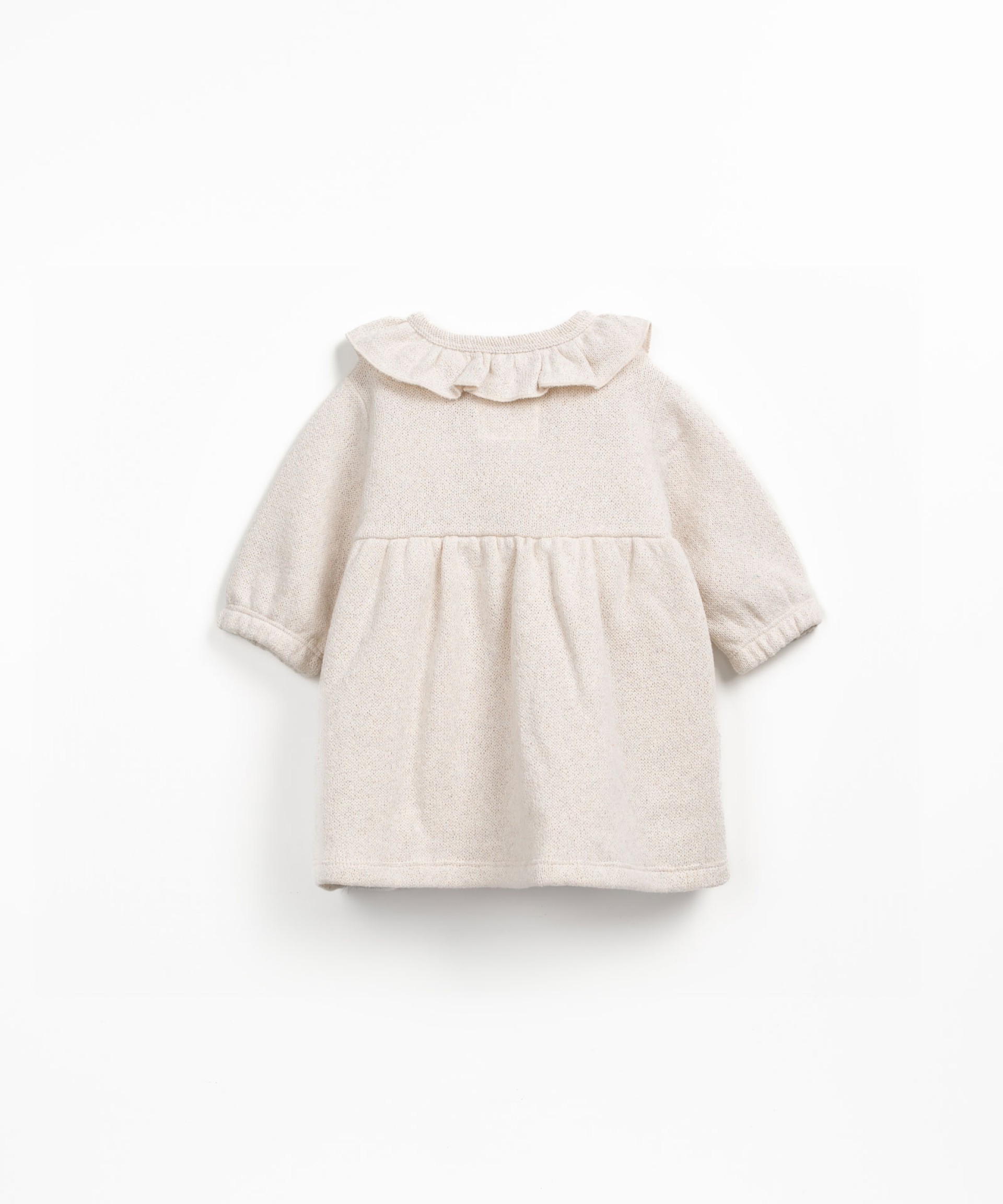 Jersey dress with front opening