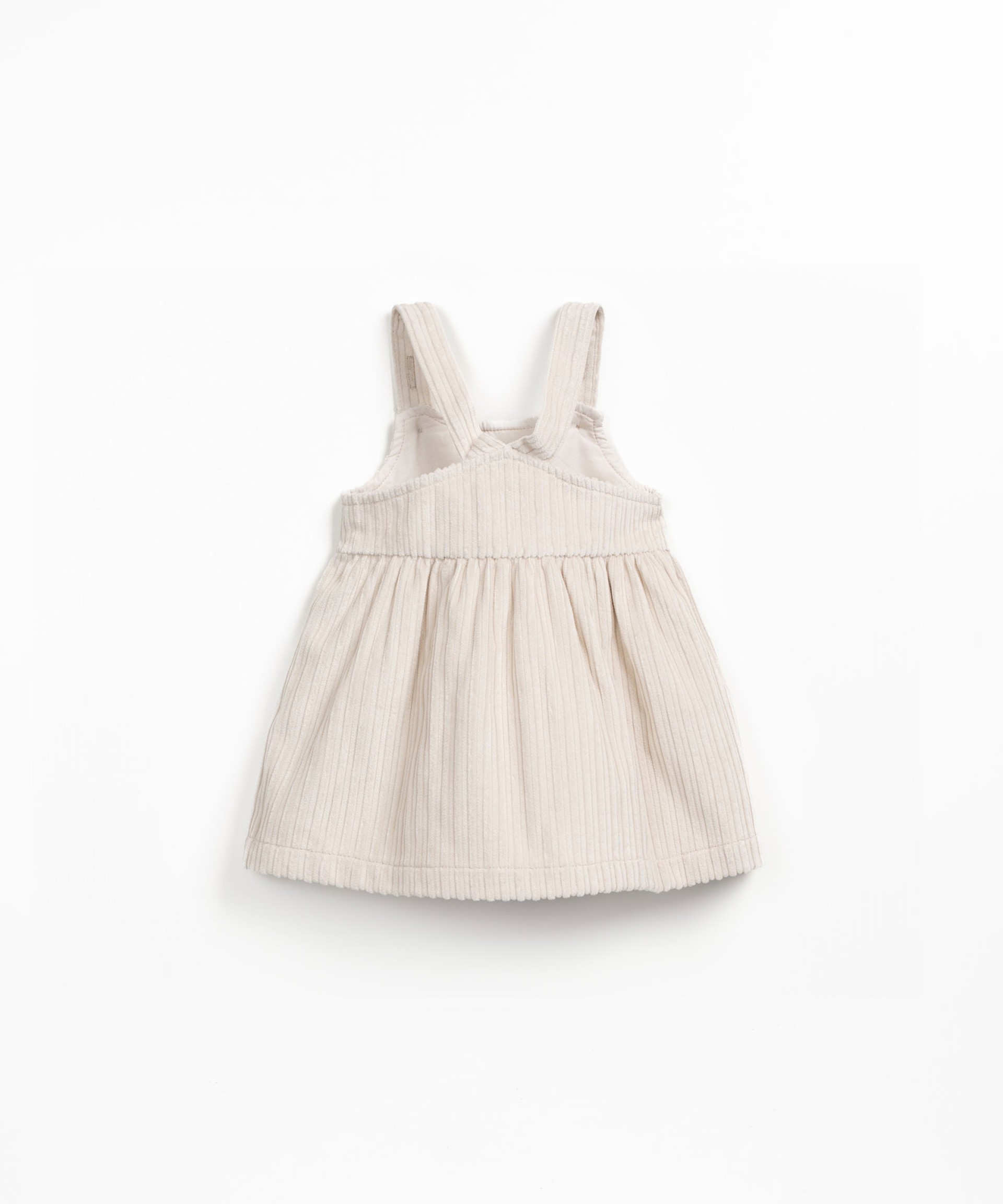 Corduroy dress with adjustable straps
