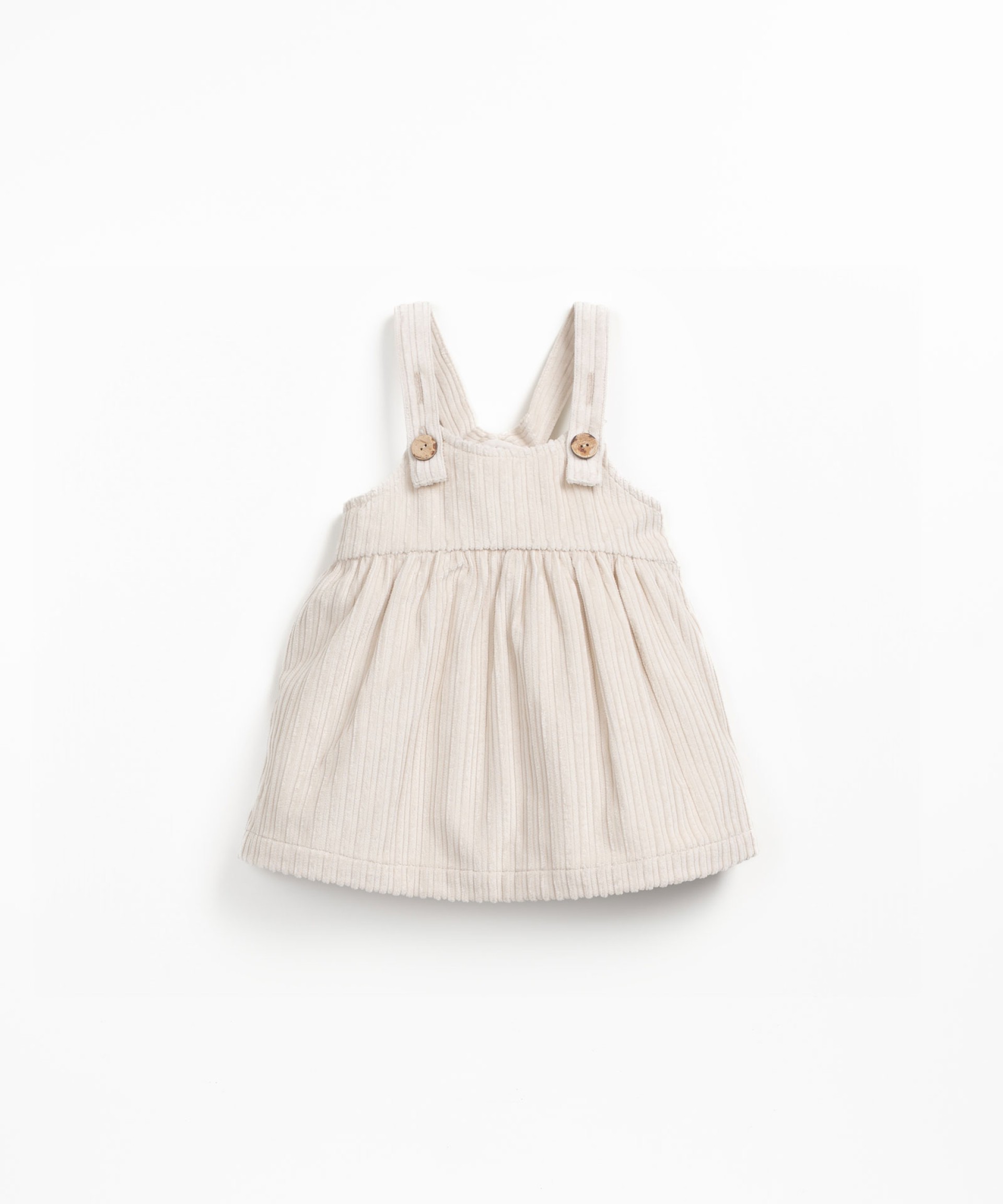 Corduroy dress with adjustable straps