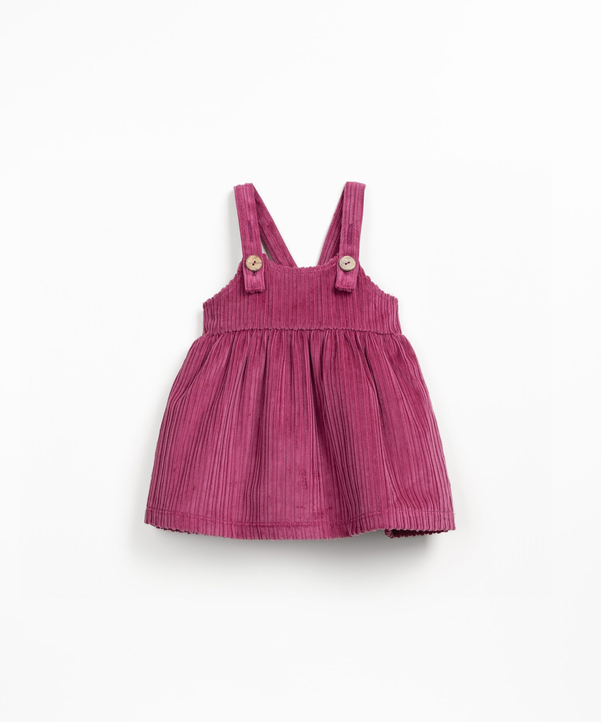 Corduroy dress with adjustable straps