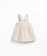Corduroy dress with adjustable straps