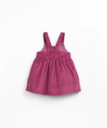 Corduroy dress with adjustable straps