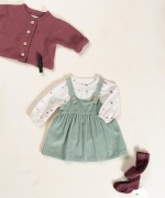 Corduroy dress with adjustable straps