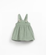 Corduroy dress with adjustable straps