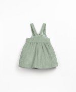 Corduroy dress with adjustable straps