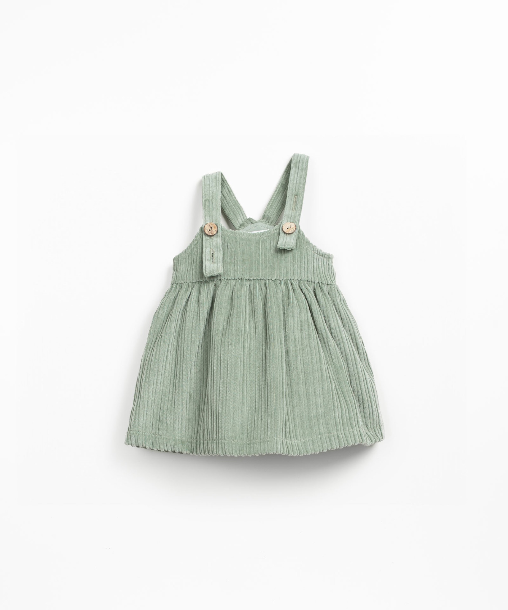 Corduroy dress with adjustable straps