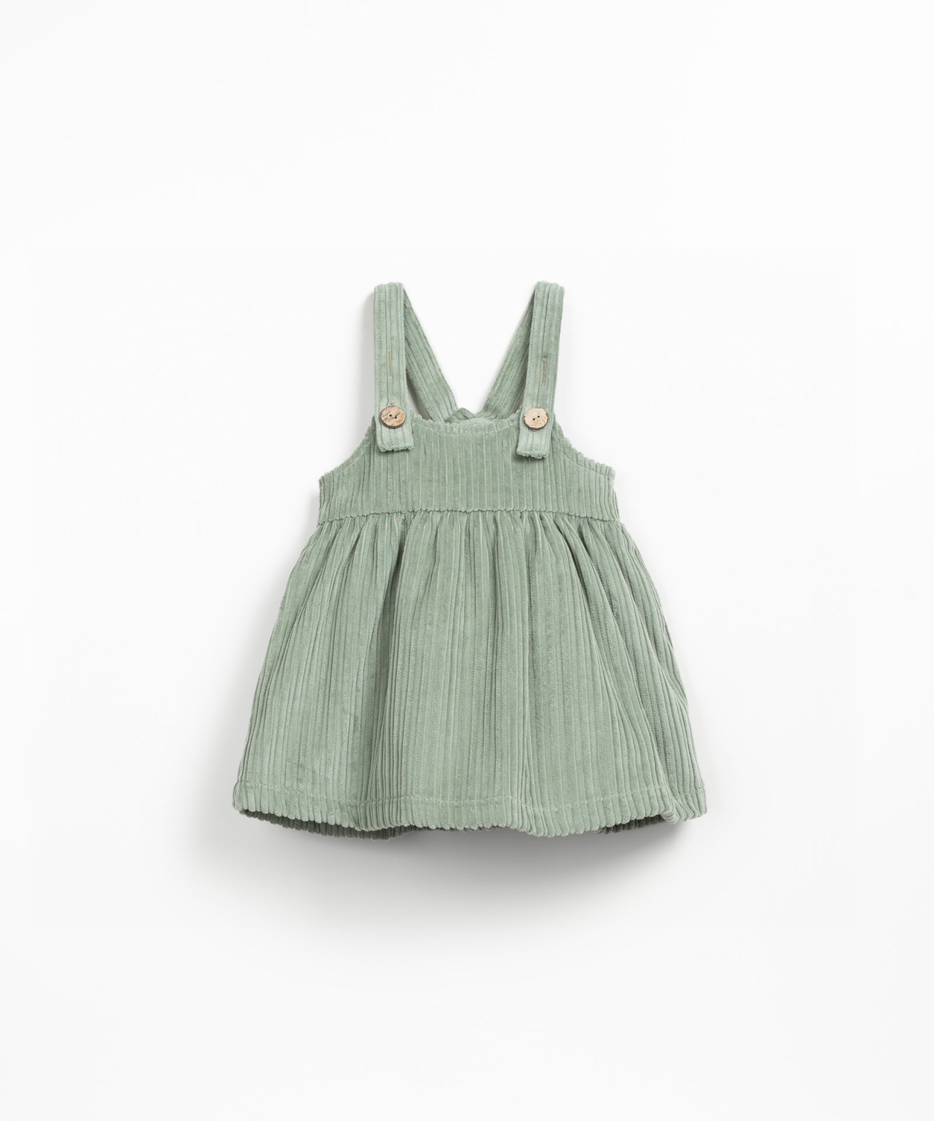 Corduroy dress with adjustable straps
