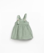 Corduroy dress with adjustable straps