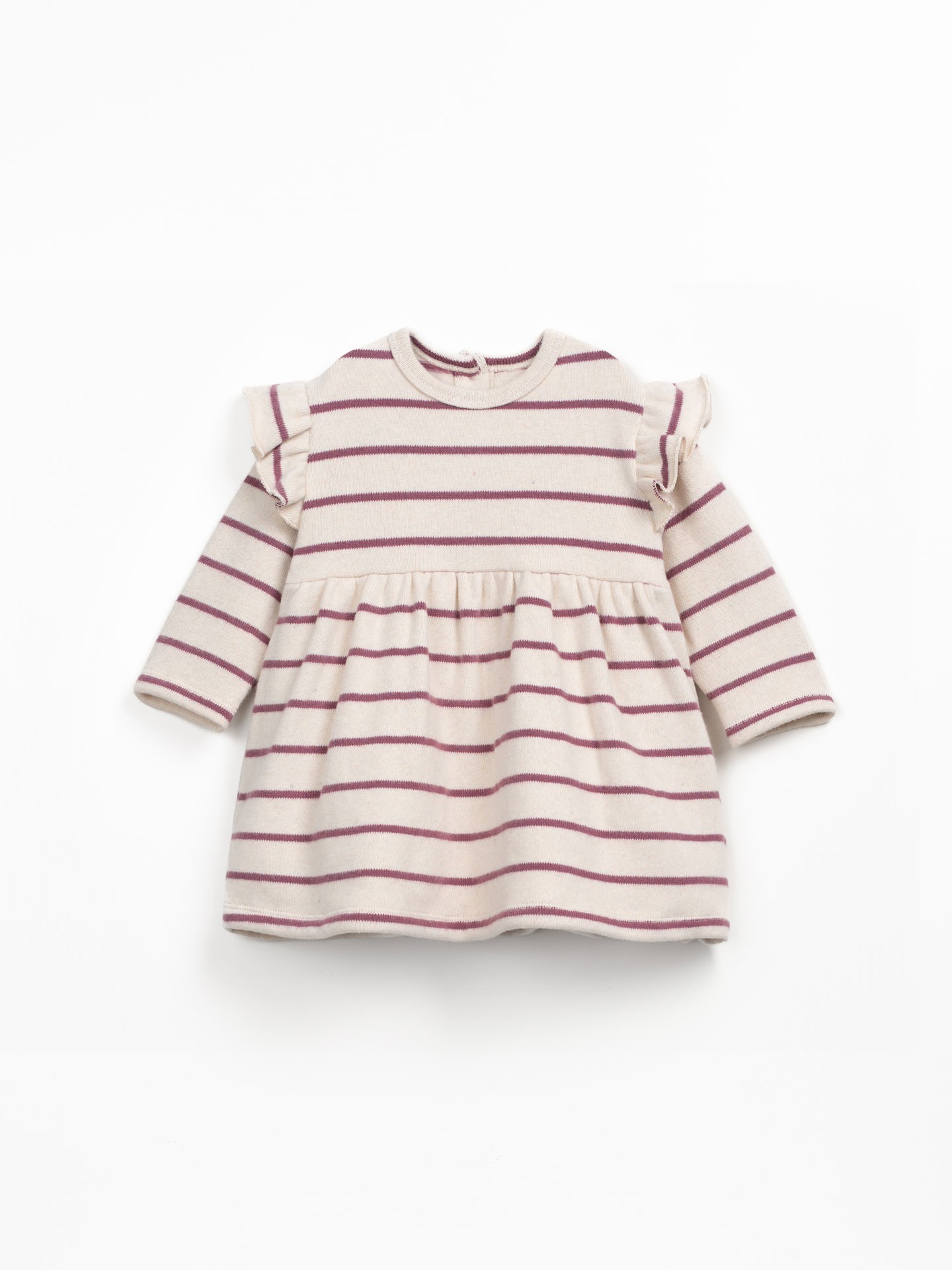 Vestito in maglina con miscela di fibre naturali e fibre riciclate