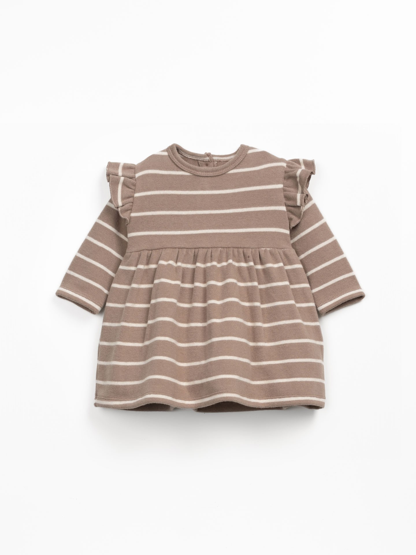 Abito in maglia con miscela di fibre naturali e fibre riciclate