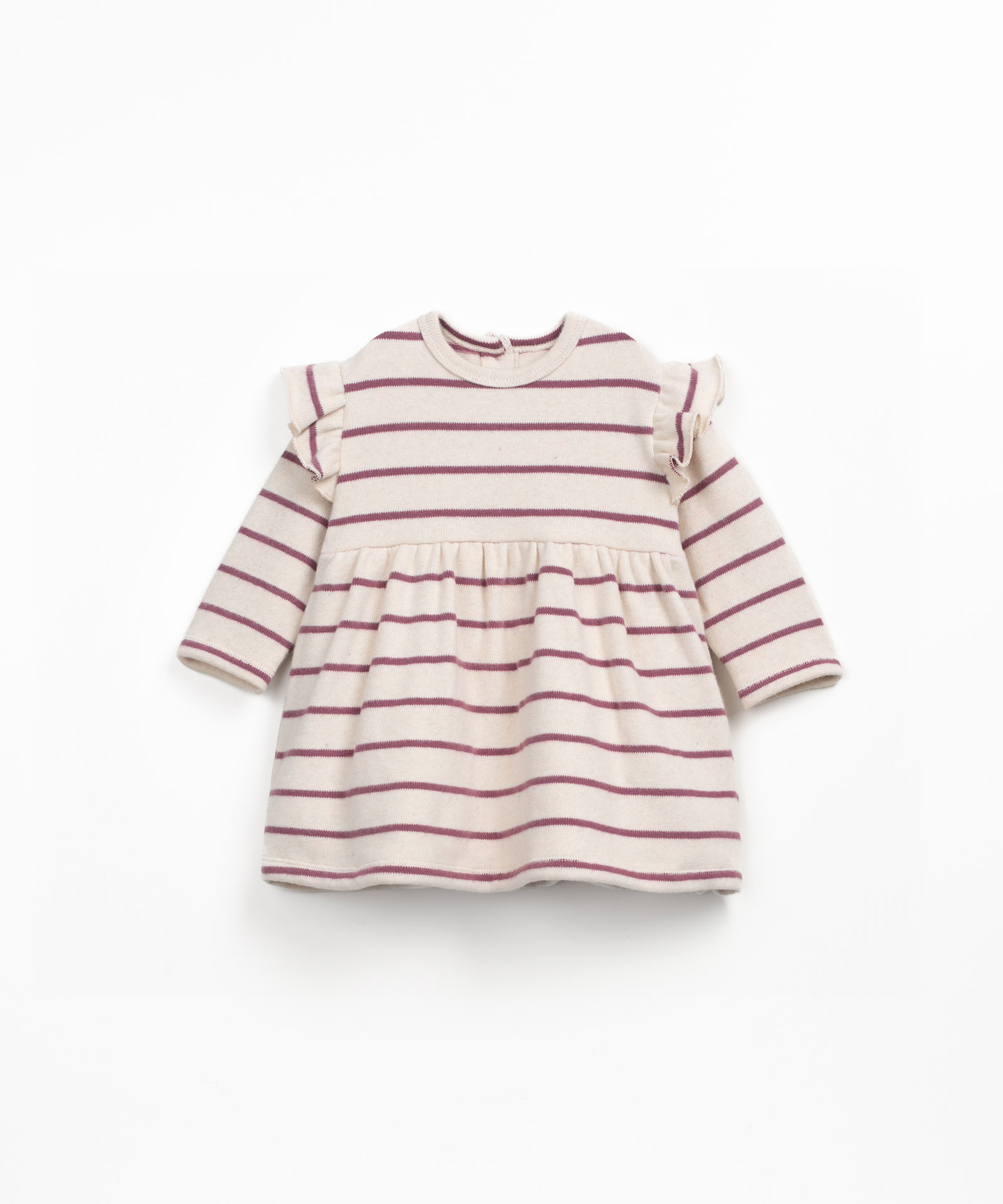 Vestido de punto con mezcla de fibras naturales y recicladas
