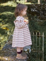 Vestito in maglina con miscela di fibre naturali e fibre riciclate