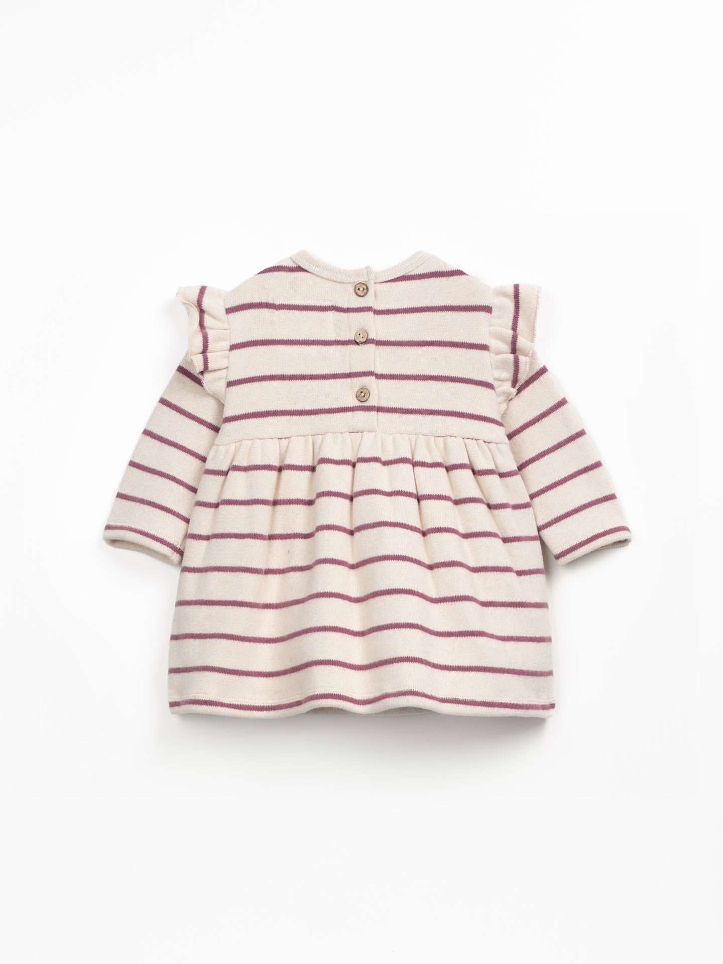 Vestito in maglina con miscela di fibre naturali e fibre riciclate