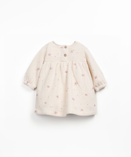 Abito in maglina con miscela di fibre naturali e riciclate