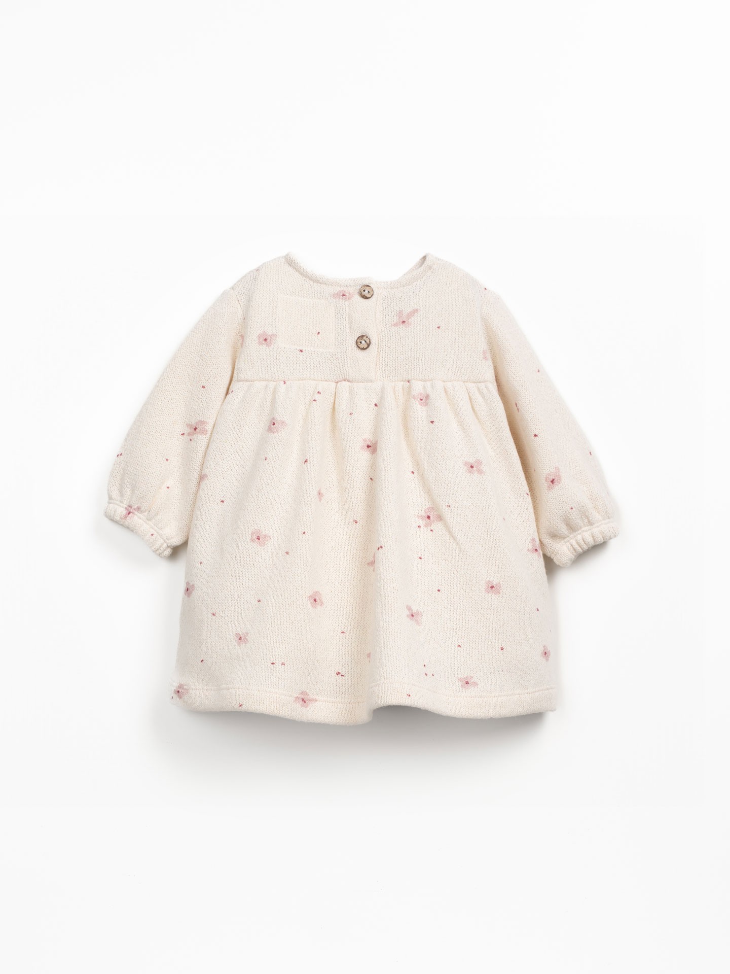 Abito in maglina con miscela di fibre naturali e riciclate