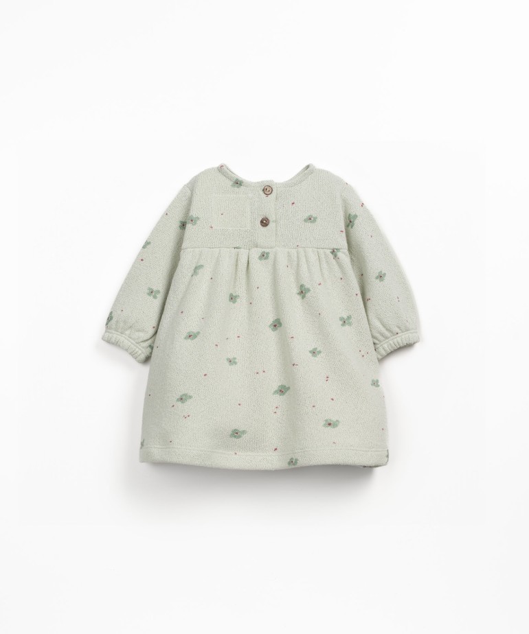 Vestido de punto con estampado