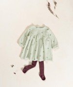 Knit dress with floral print