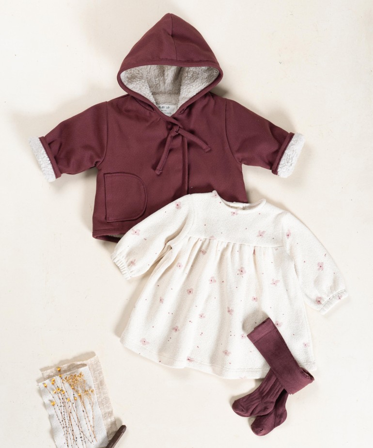 Vestido de punto con mezcla de fibras naturales y recicladas