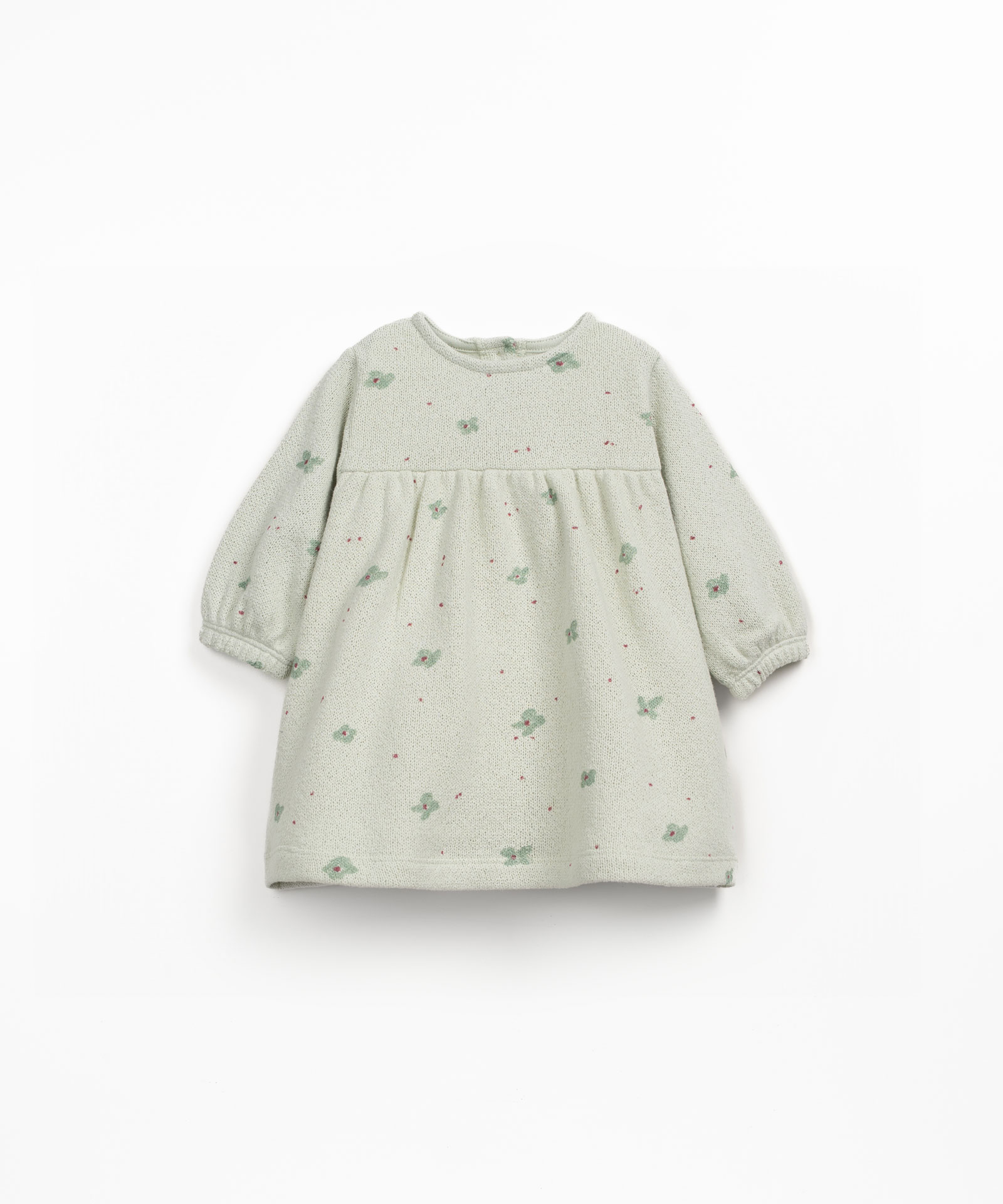 Knit dress with print