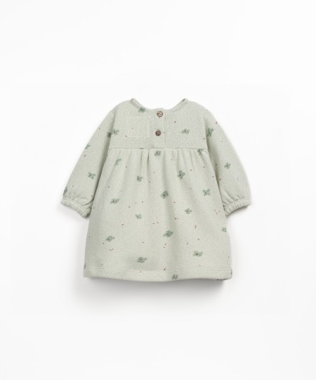 Abito in maglia con stampa