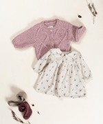 Cotton fabric dress with print