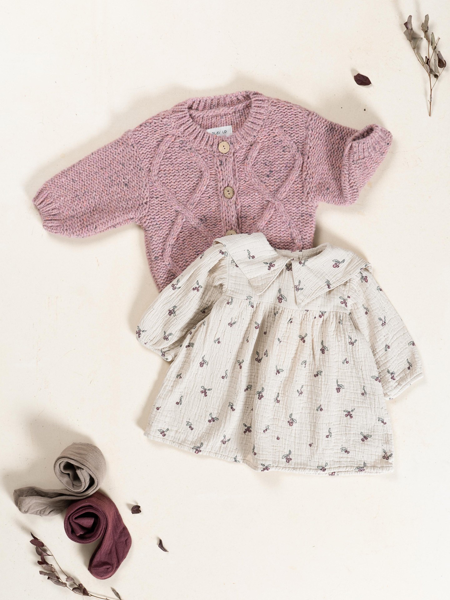 Vestido de tela de algodón