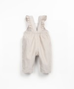 Jumpsuit with recycled cotton and cotton blend