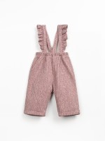 Jersey jumpsuit in a blend of natural fibers