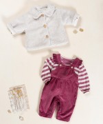 Jumpsuit in a blend of recycled cotton and cotton