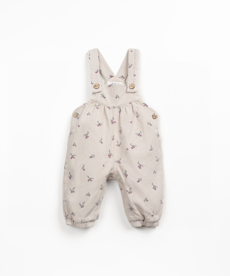 Cotton twill jumpsuit