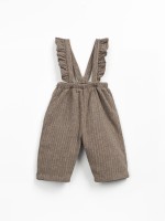 Jersey jumpsuit in natural fiber blend