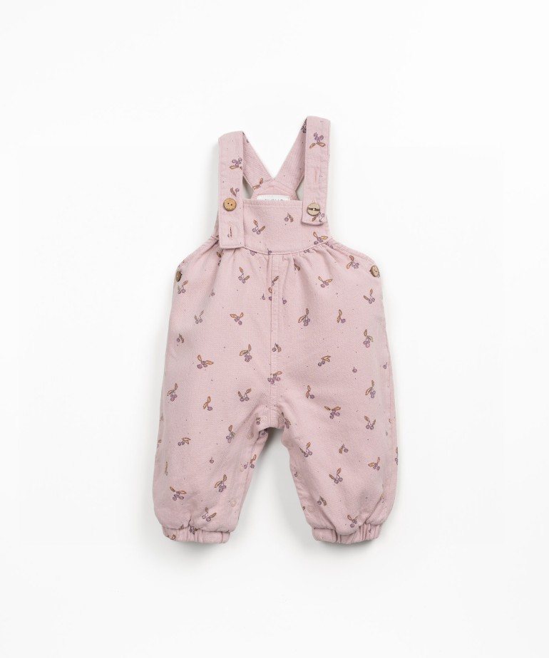 Cotton twill jumpsuit