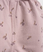 Twill jumpsuit with arbutus print