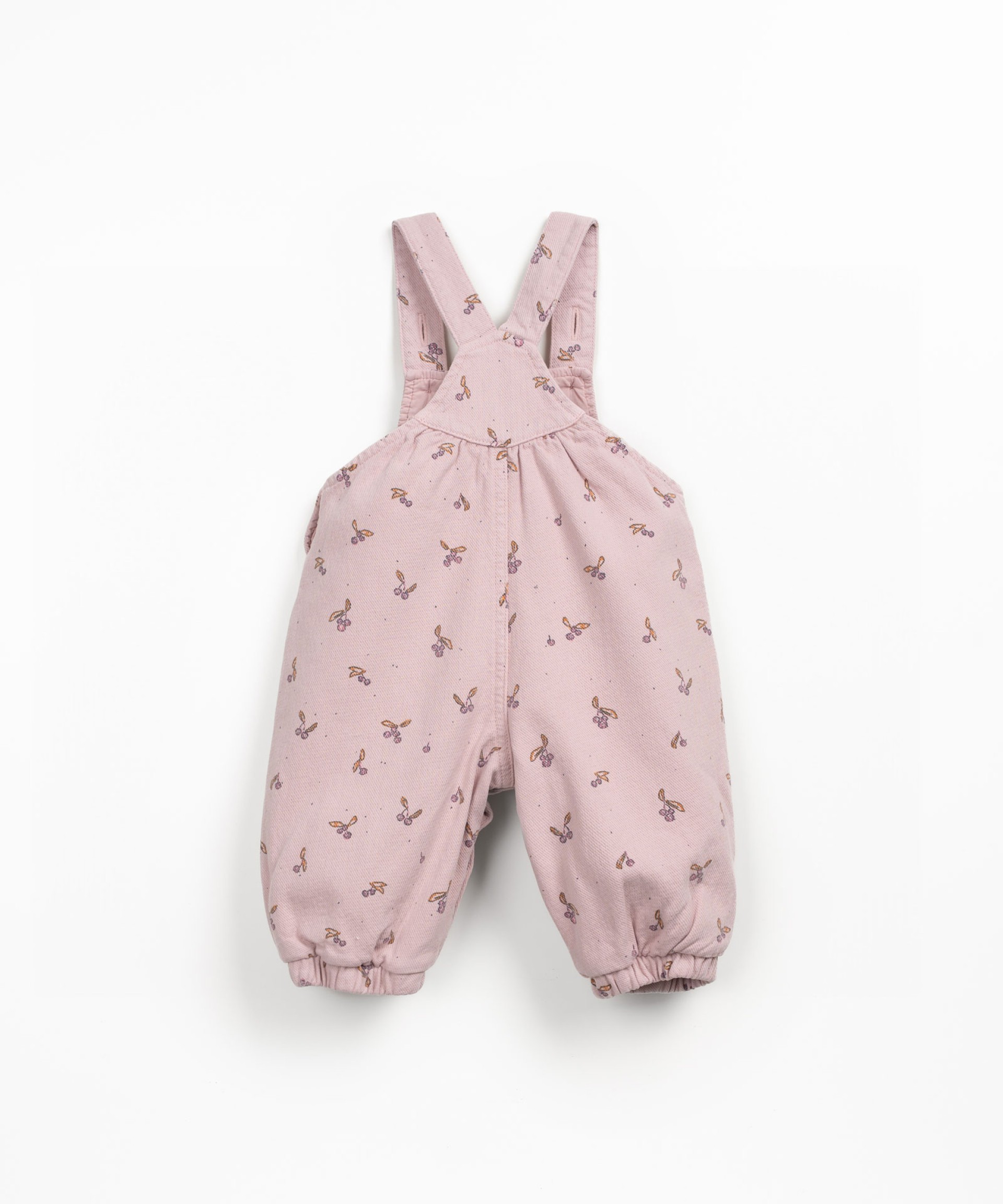 Twill jumpsuit with arbutus print