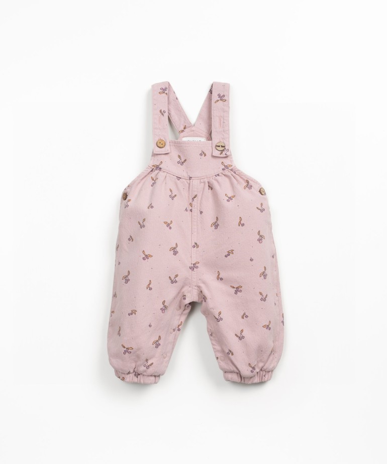 Cotton twill jumpsuit