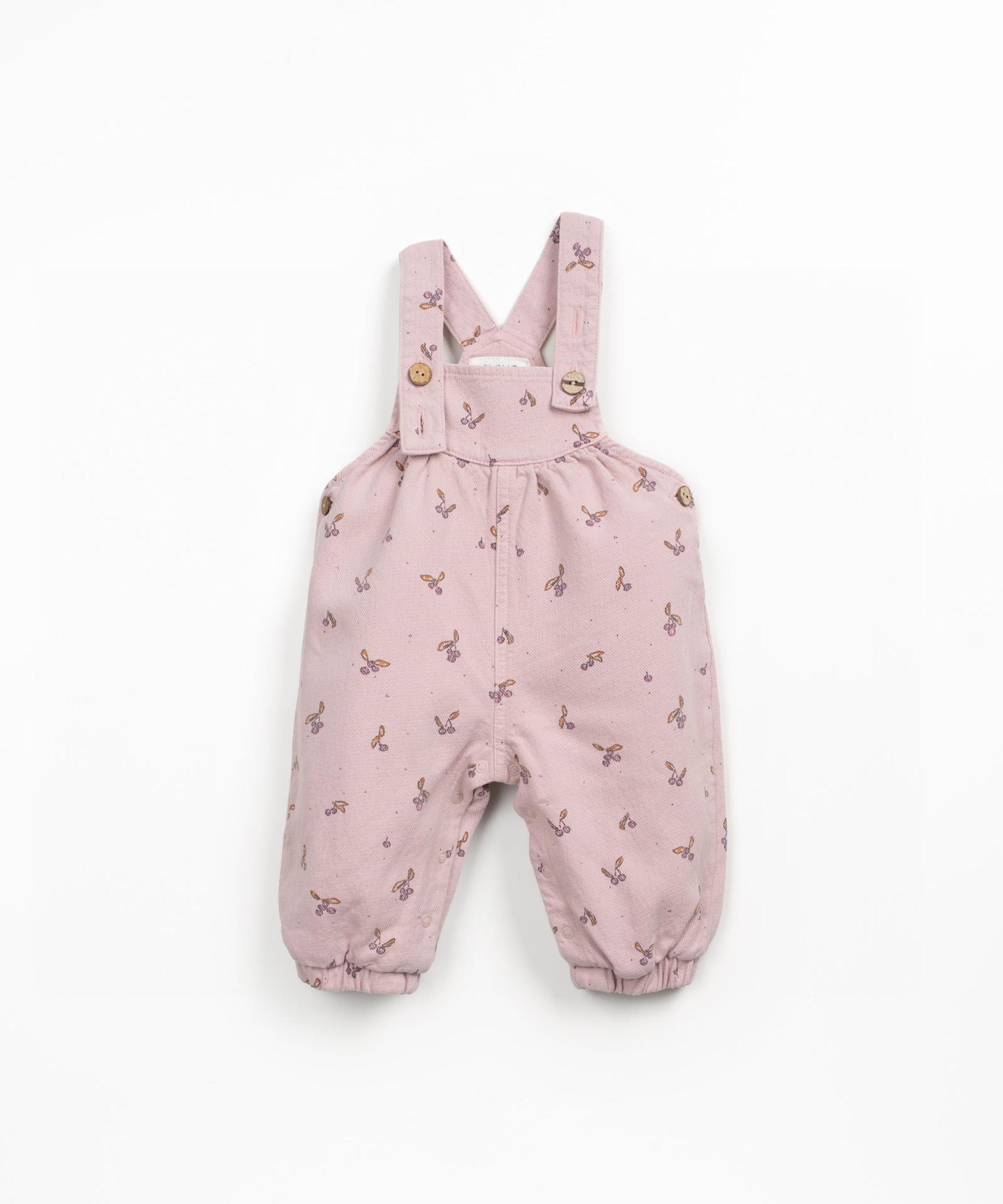 Twill jumpsuit with arbutus print
