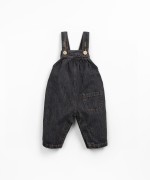 Denim jumpsuit with pocket