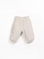 Corduroy trousers with elastic waistband