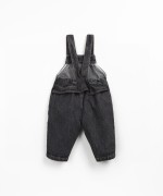 Denim jumpsuit with pocket