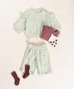 Jersey trousers with elastic waistband