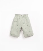 Jersey trousers with elastic waistband