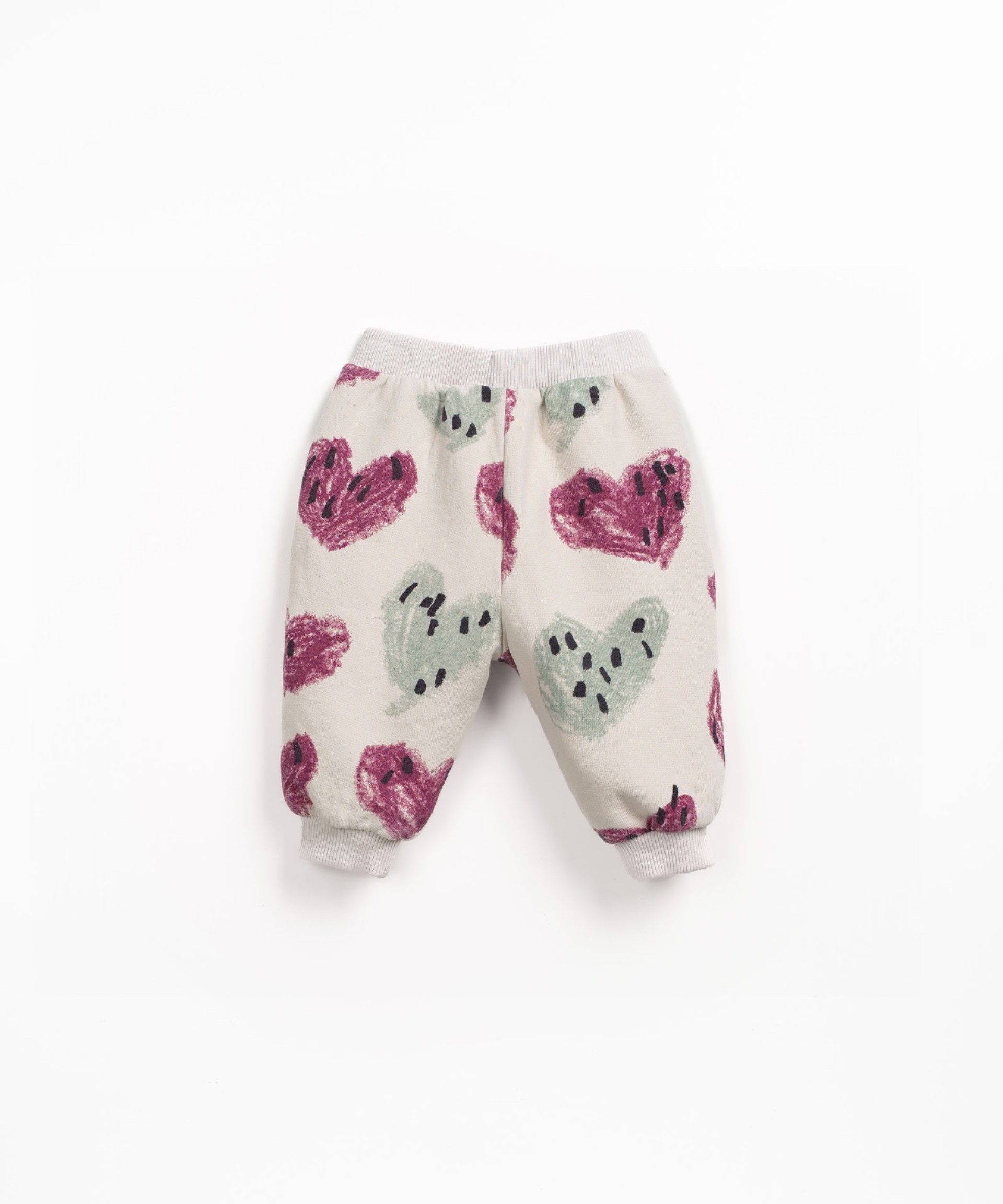 Trousers in a blend of organic cotton and cotton