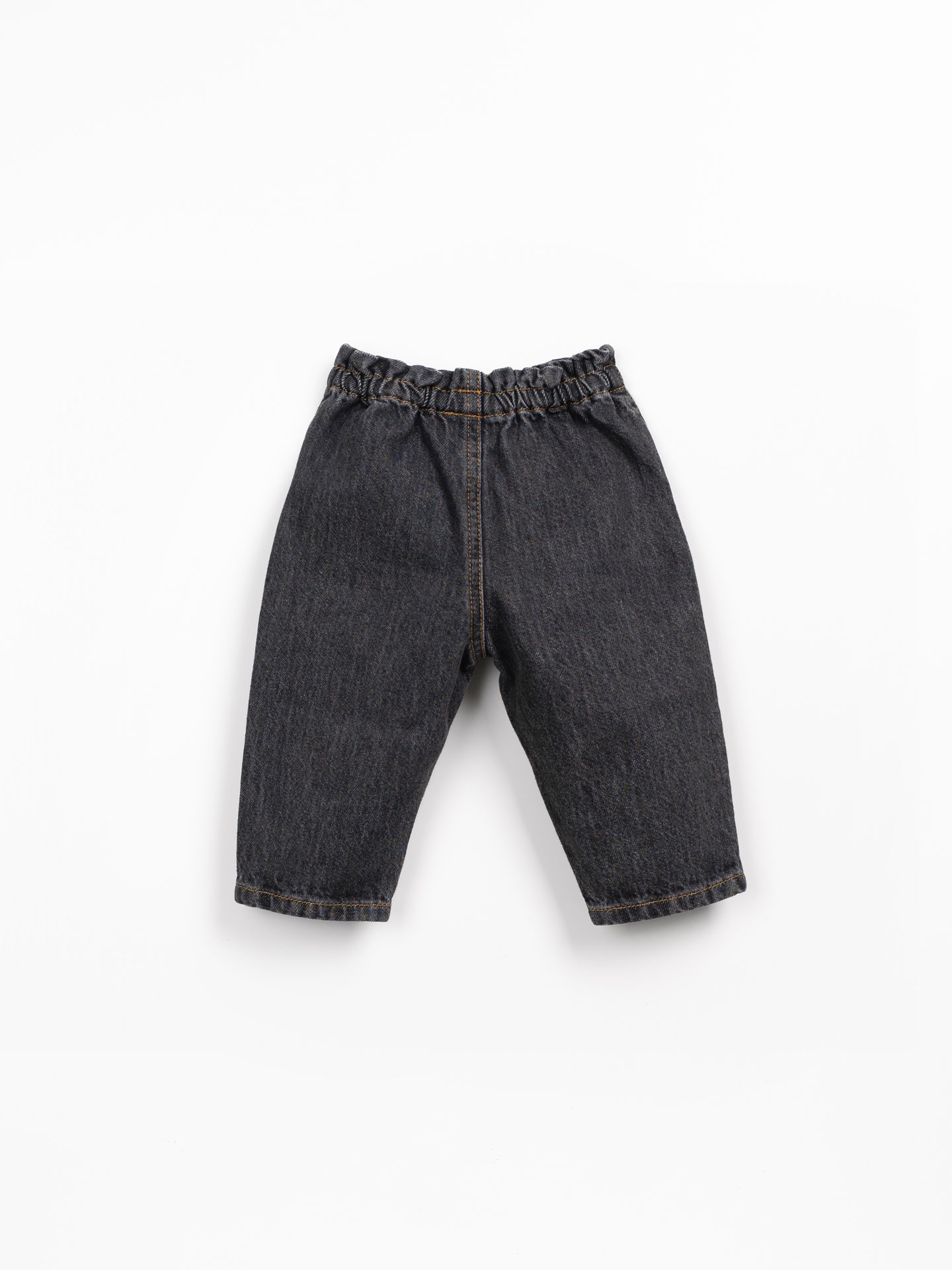 Pantalón vaquero de algodón con cintura elástica