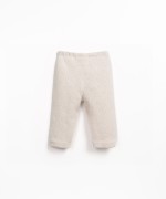Plain knit leggings