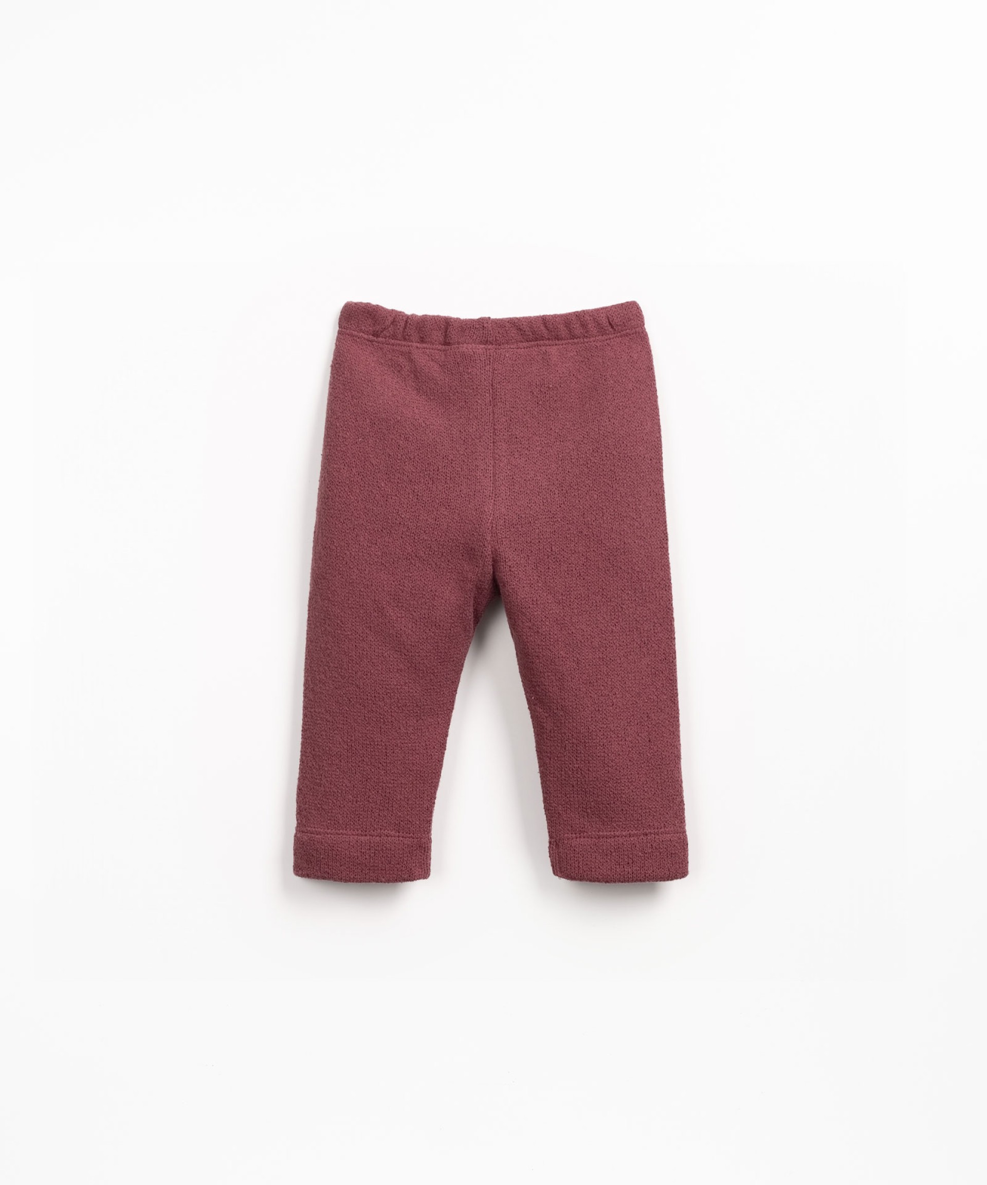 Plain knit leggings