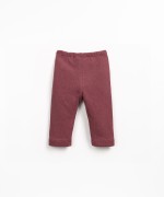 Plain knit leggings
