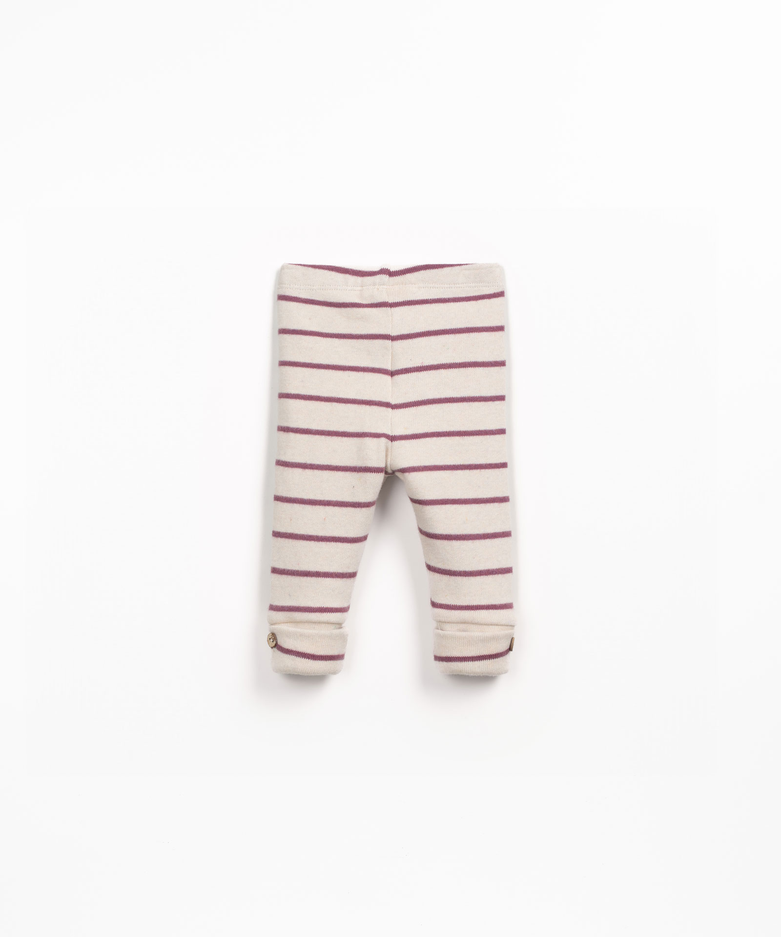 Striped jersey leggings