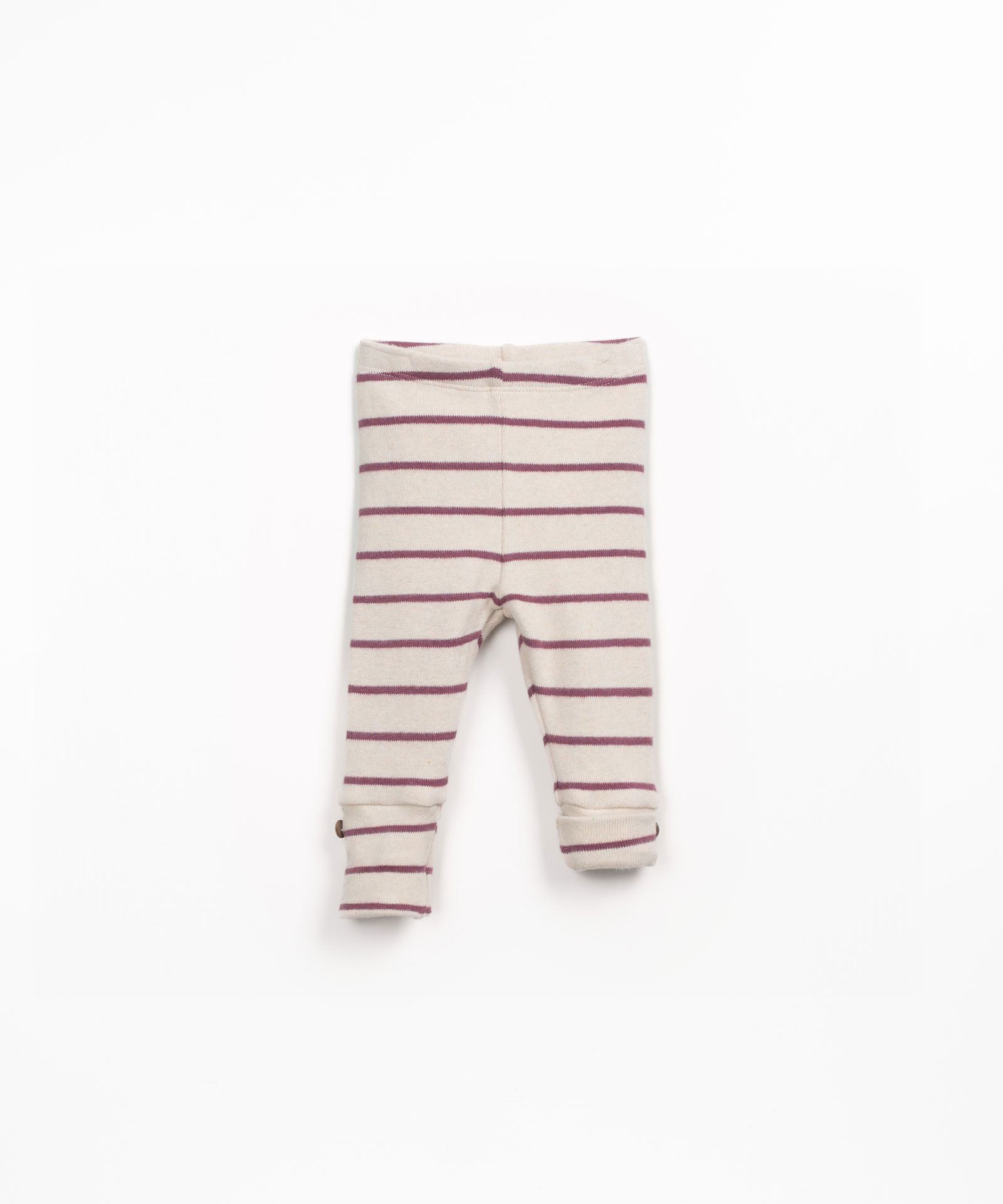 Striped jersey leggings