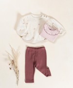 Plain knit leggings